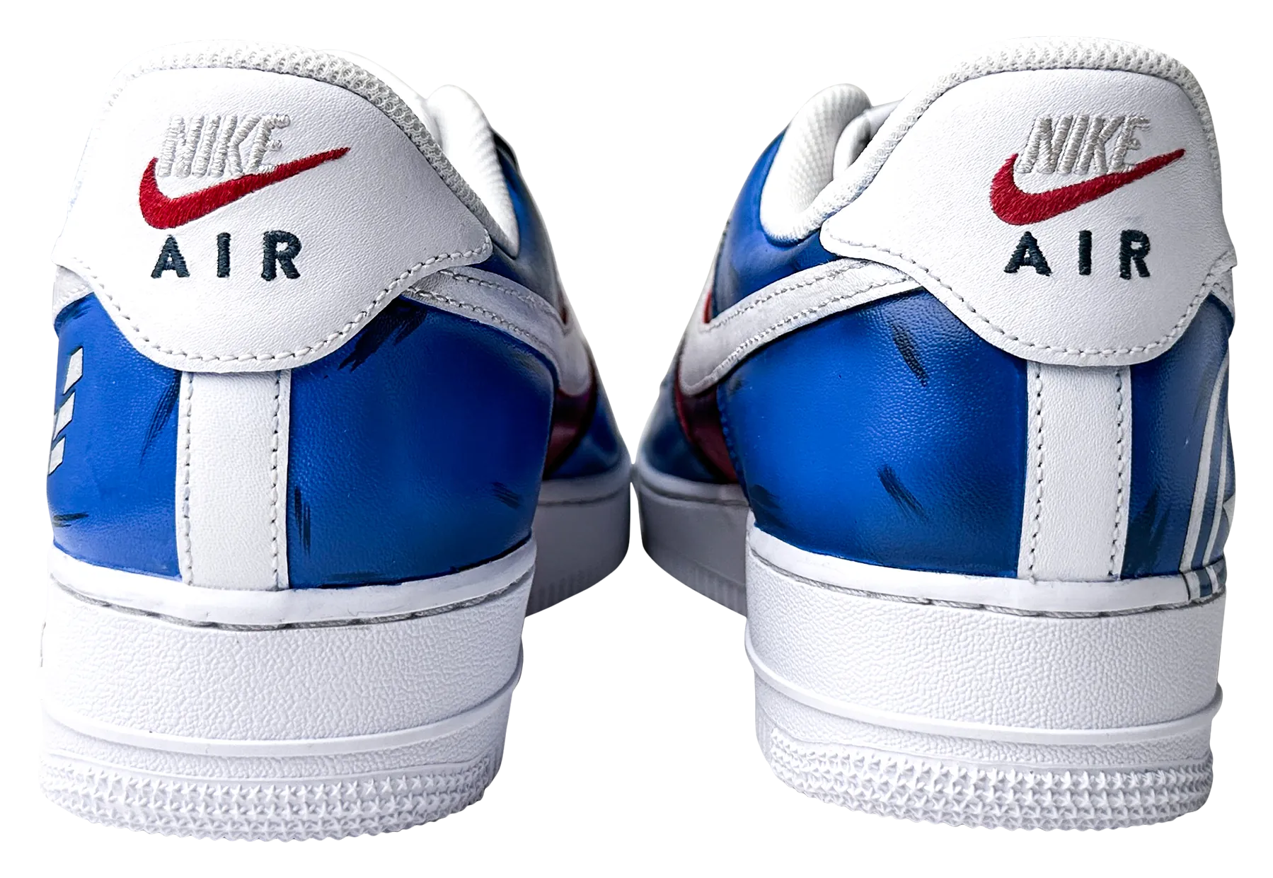 Captain America hand-painted Air Force 1 sneakers
