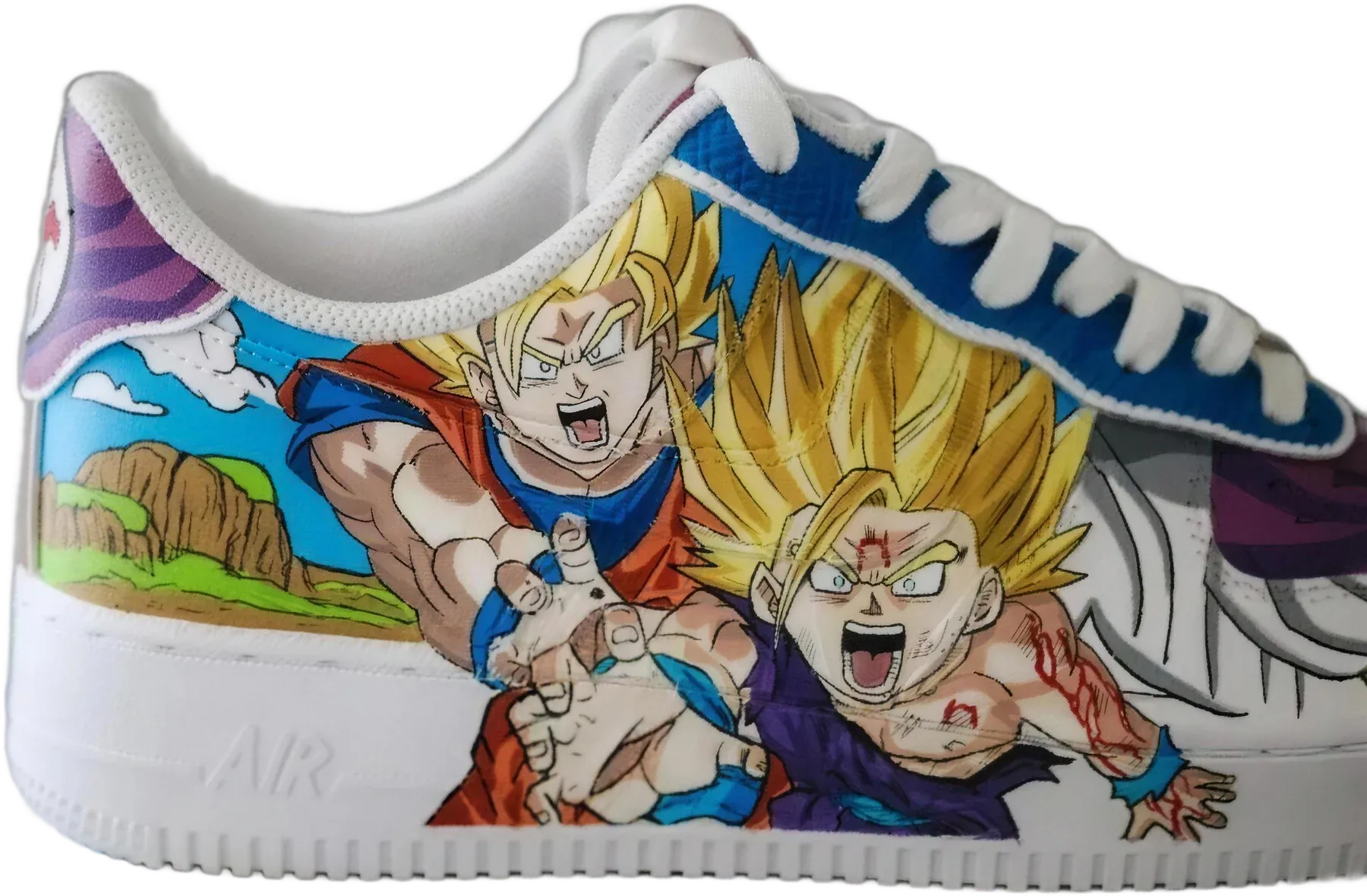 Dragon Ball Z AF1 hand-painted Air Force 1 sneakers