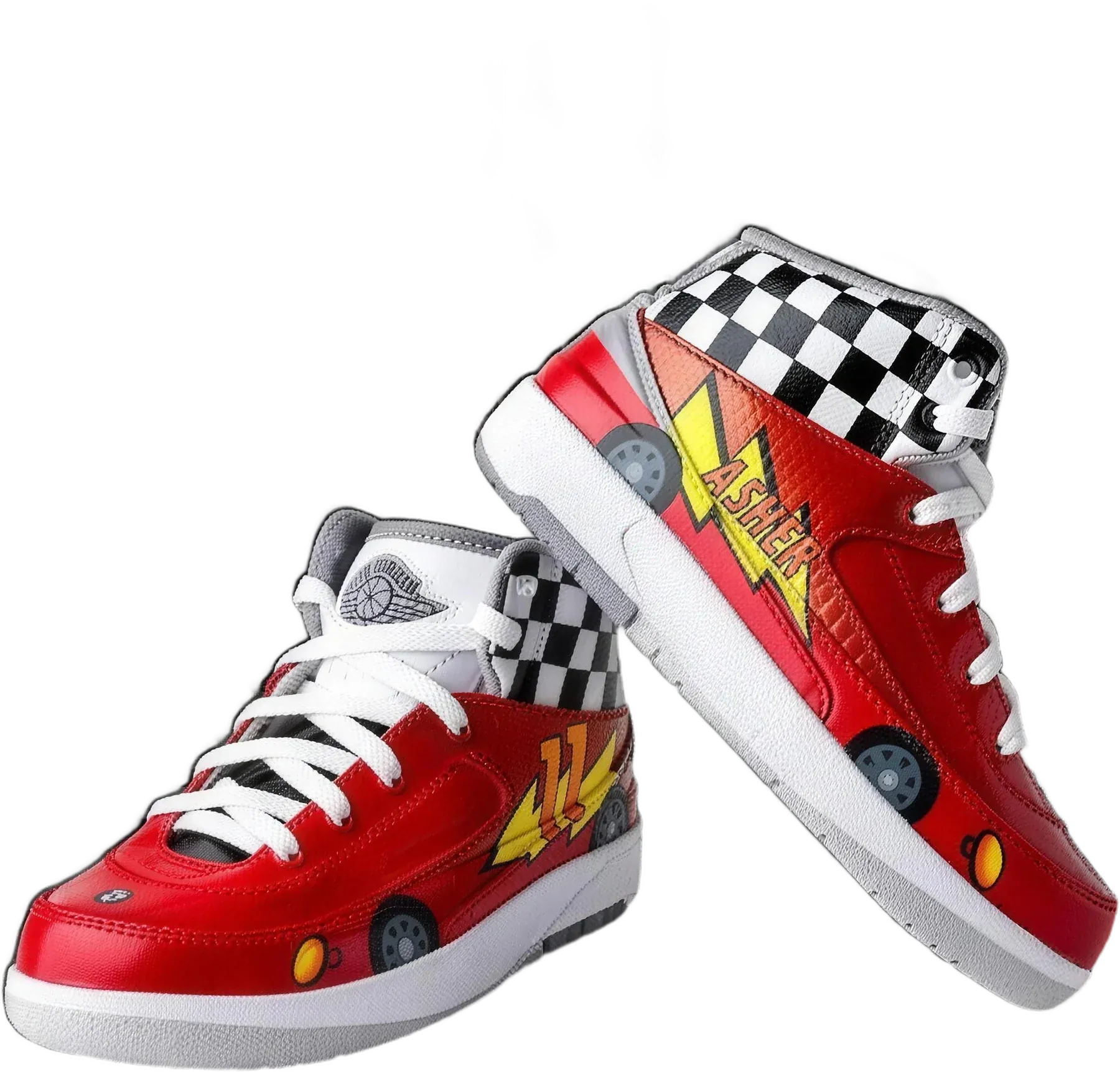 Cars Edition hand-painted Air Force 1 sneakers