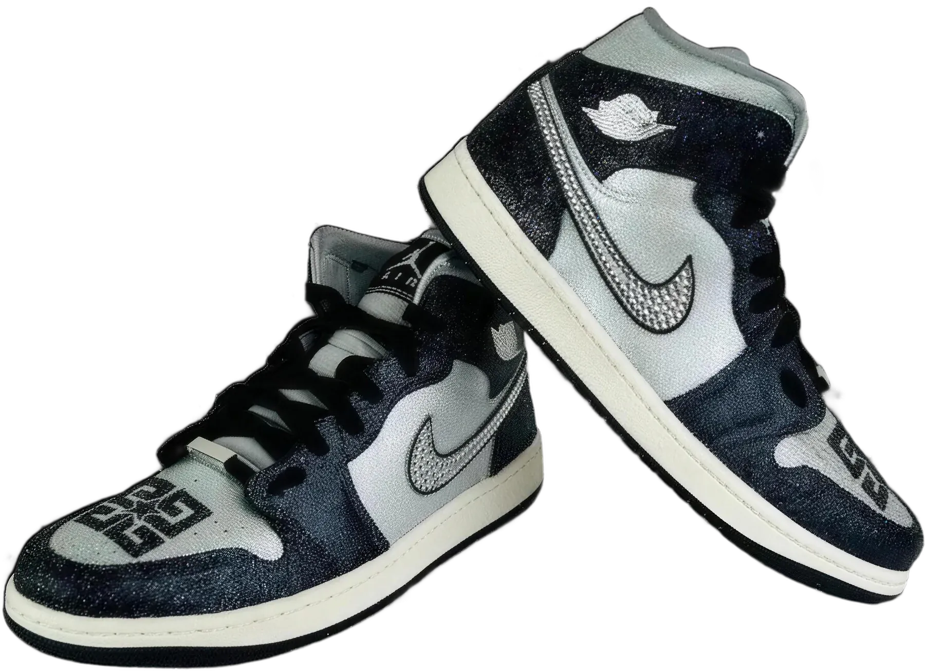 Sunny Leone Limited hand-painted Air Jordan 1 sneakers