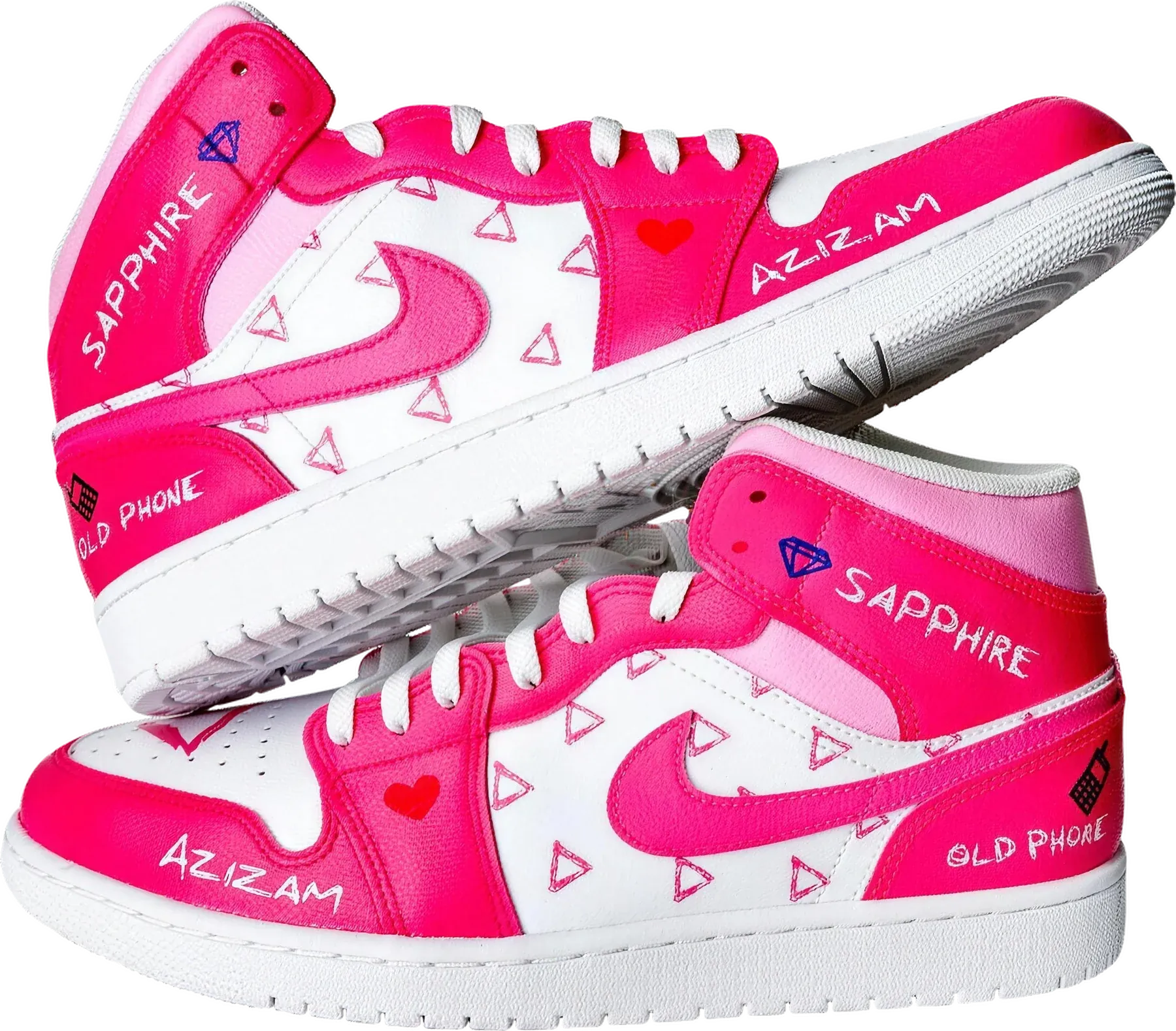 Ed Sheeran PLAY hand-painted Air Force 1 sneakers