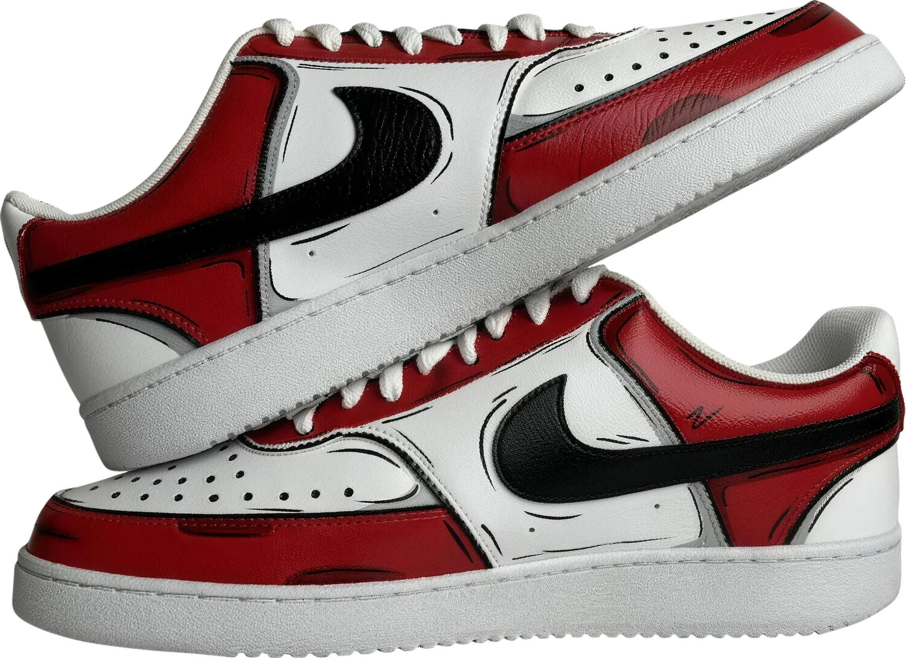 Spiderman hand-painted Air Force 1 sneakers